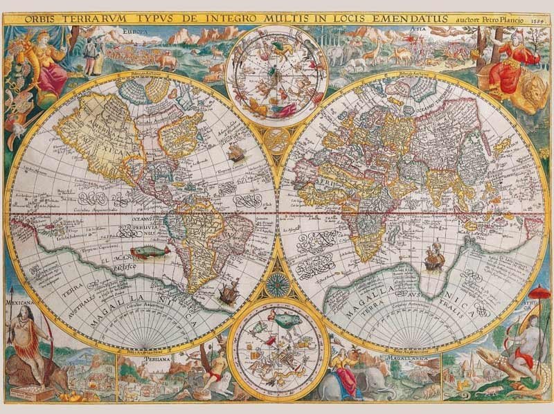 Puzzle Mapamundi histórico - Banbury Arte