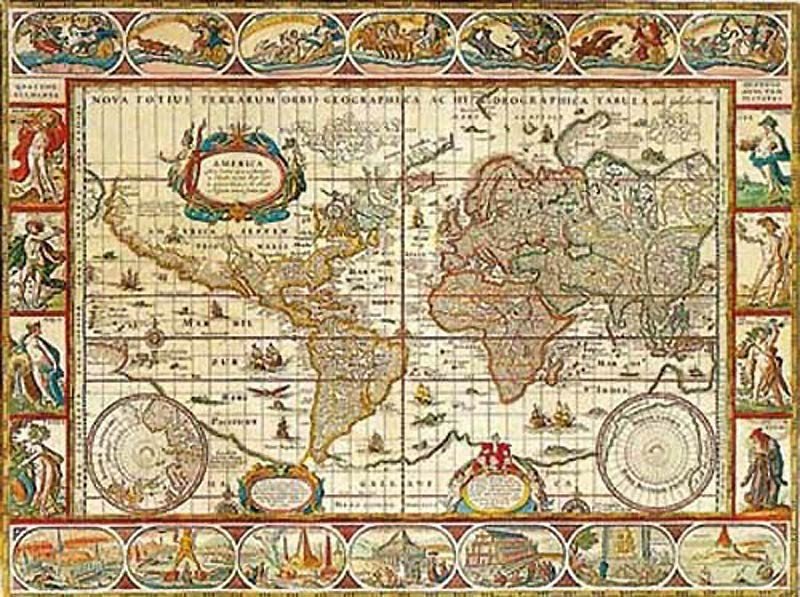 Puzzle Mapamundi 1650 - 0