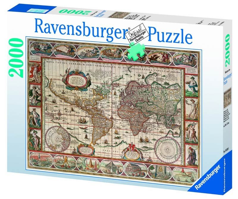 Puzzle Mapamundi 1650 - 1