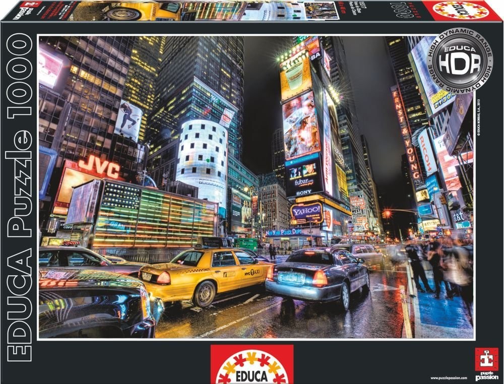 Puzzle Times Square, Nueva York, HDR - Banbury Arte