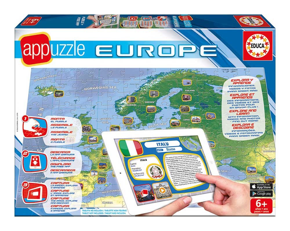Puzzle Europa App - Banbury Arte