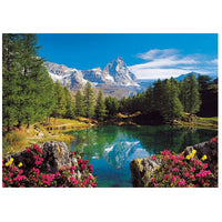 Thumbnail for Puzzle Matterhorn, Lago de Montaña - Banbury Arte