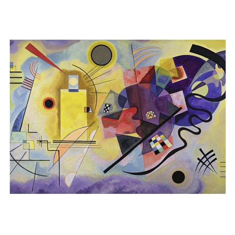 Puzzle Kandinsky, Wassily:Yellow, Red, Blue - Banbury Arte