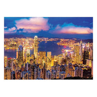 Thumbnail for Puzzle Hong Kong Skyline de Neón - Banbury Arte