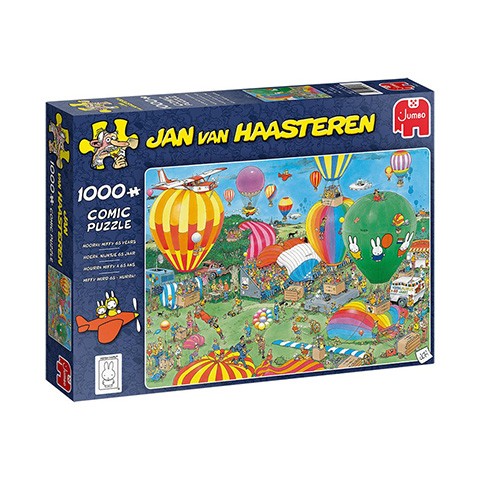 Puzzle Jan van Haasteren - Hooray, miffy 65 years - Banbury Arte