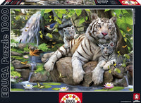 Thumbnail for Puzzle Tigres blancos de Bengala - Banbury Arte