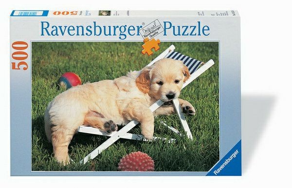 Puzzle Golden Retriever (1997) -  500 piezas Ravensburger