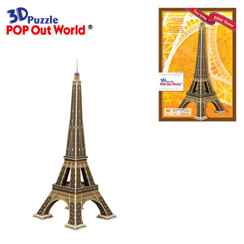 Puzzle  Eiffel Tower 3D - 0