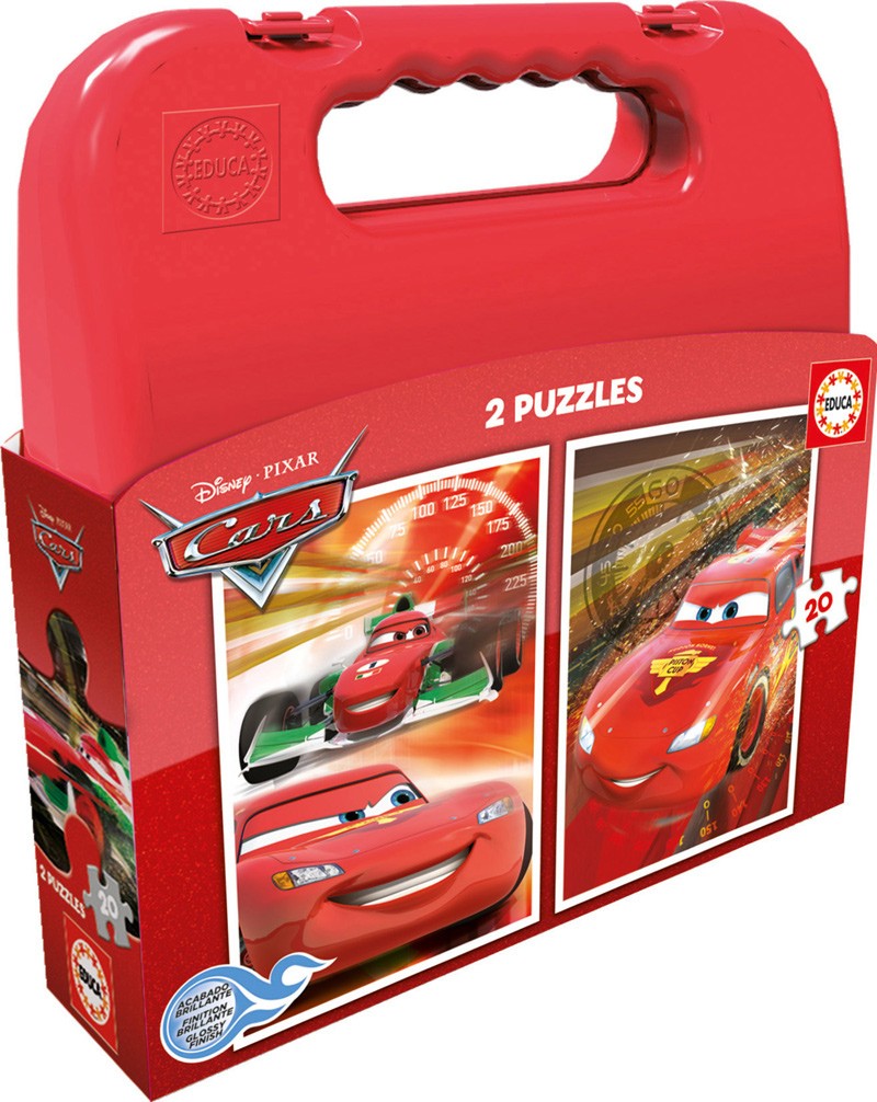 Puzzle Maleta Cars Rojo - Banbury Arte