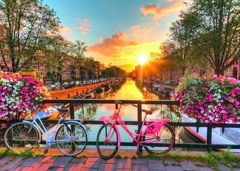 Puzzle Bicicletas en Amsterdam - 0