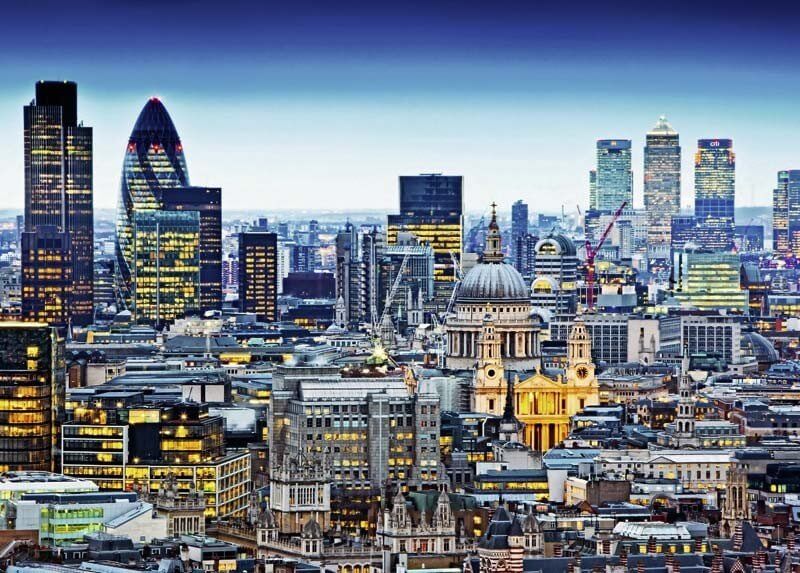 Puzzle Por encima de los tejados de Londres - 0