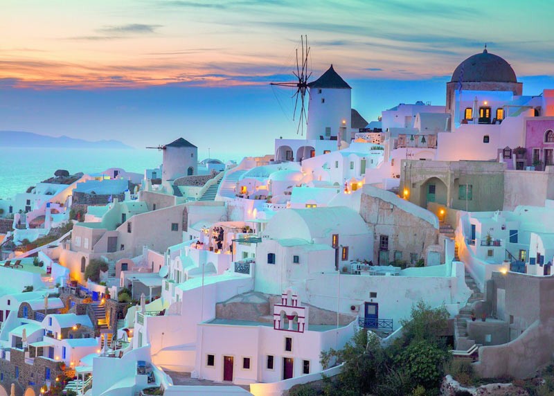 Puzzle Tardes en Santorini - Banbury Arte