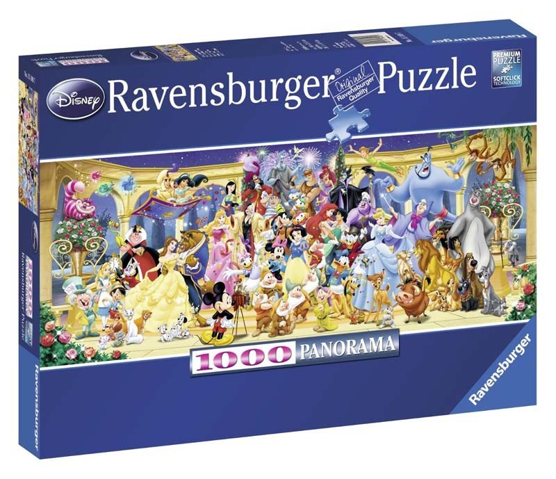Puzzle Disney, foto de grupo Panorama - 1