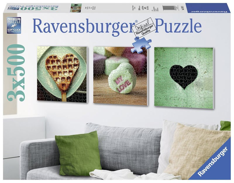 Puzzle Trío de corazones - Banbury Arte