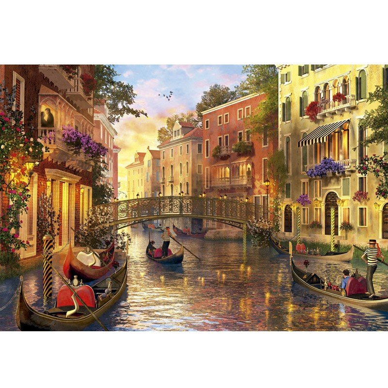 Puzzle Atardecer en Venecia - Banbury Arte