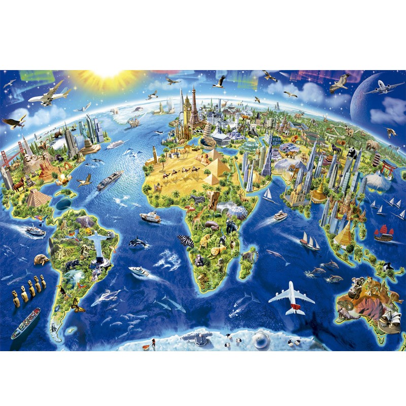 Puzzle Símbolos del mundo - Banbury Arte