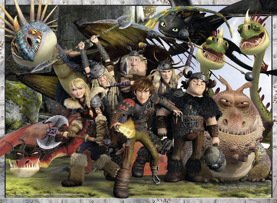 Puzzle Como entrenar a tu dragón, amigos fieles - Banbury Arte