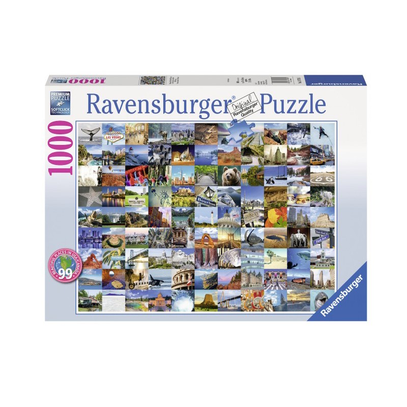 Puzzle 99 Beautiful Places USA/Canada - Banbury Arte