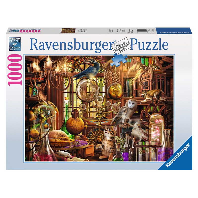 Puzzle Le Laboratoire de Merlin - 1000 pièces Ravensburger 19834