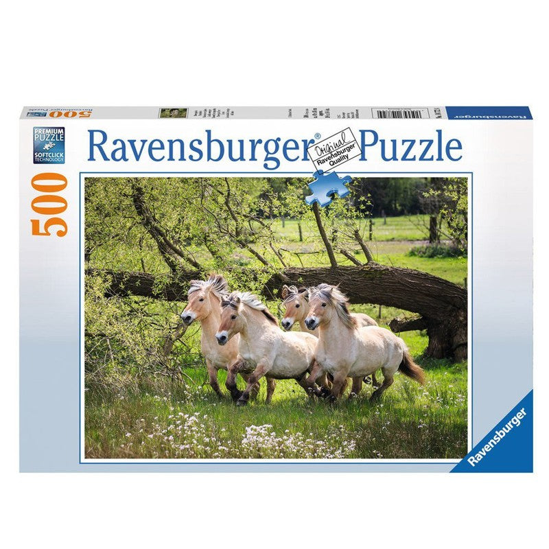 Puzzle Los caballos noruegos del Fiordo - Banbury Arte
