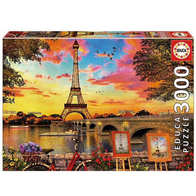 Puzzle Puesta de sol en París - Banbury Arte
