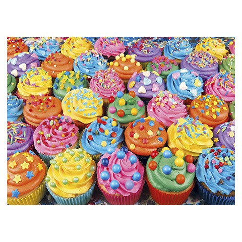 Puzzle Colorful cupcakes - Banbury Arte