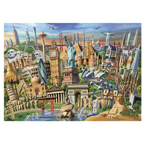 Puzzle hitos del mundo  - Banbury Arte