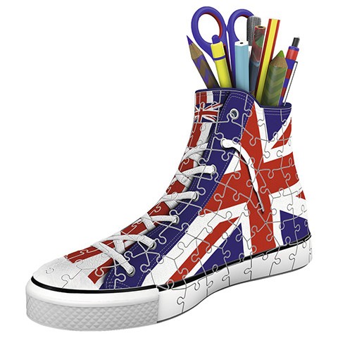 Puzzle Sneaker Union Jack portalapices  3D - Banbury Arte