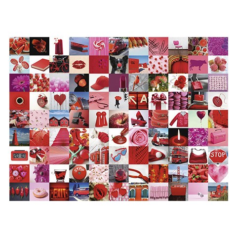 Puzzle 99 Cosas bellas en rojo - 0