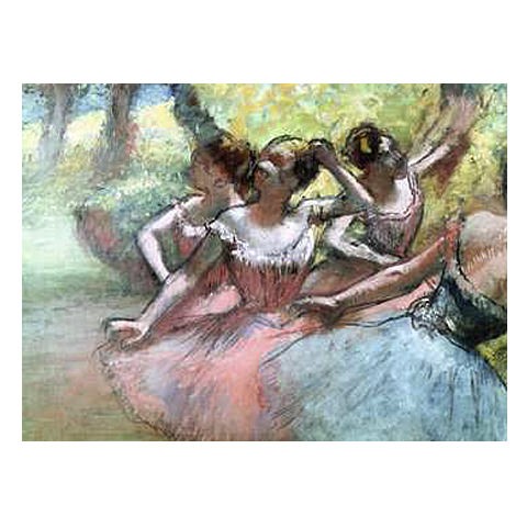 Puzzle Four ballerinas on the stage - Banbury Arte
