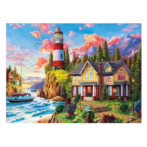 Puzzle Faro Cerca del océano - Banbury Arte