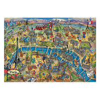 Thumbnail for Puzzle Mapa de París - Banbury Arte