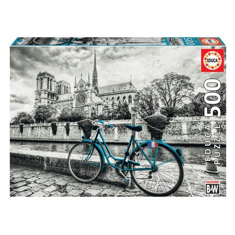 Puzzle Bicicleta cerca de Notre Dame - 1