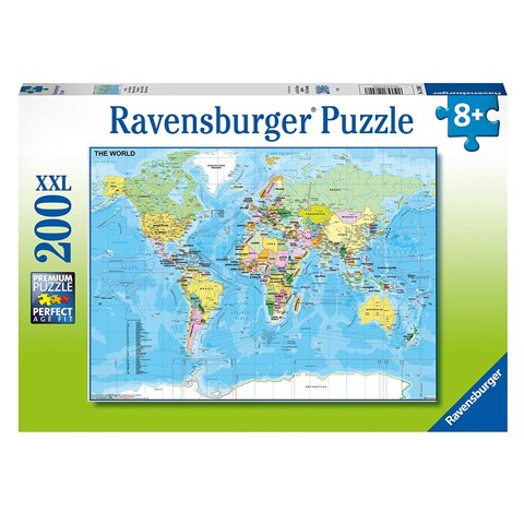 Puzzle Mapa del mundo - Banbury Arte