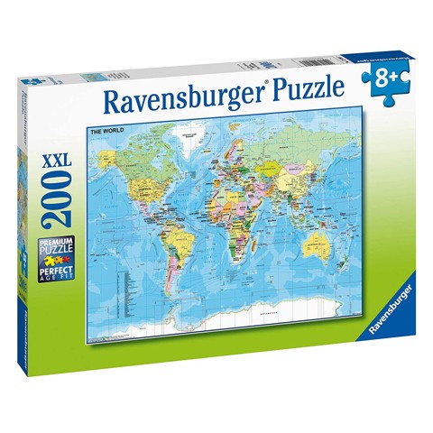 Puzzle Mapa del mundo - Banbury Arte