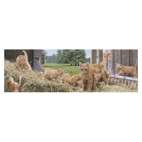 Puzzle Ginger Cat Family - Banbury Arte