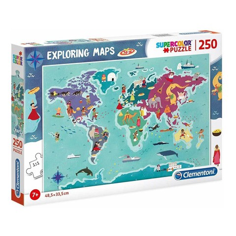 Puzzle Mapa Mundi Tradición - Banbury Arte