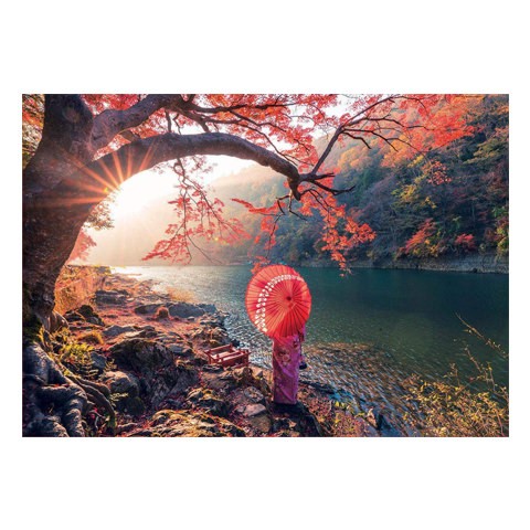 Puzzle Amanecer en el río Katsura - 0