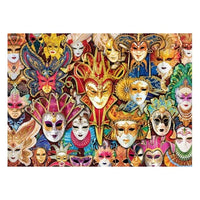 Thumbnail for Puzzle Máscaras de Carnaval Veneciano - Banbury Arte
