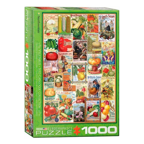 Puzzle Catálogos de Semillas de Vegetales - Banbury Arte