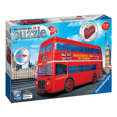 Puzzle London Bus 3D - 216 piezas Ravensburger 12534