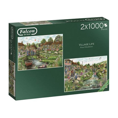 Puzzle Falcon - Village Life - Banbury Arte