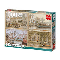 Thumbnail for Puzzle Premium Collection - Anton Pieck, Canal Boats - Banbury Arte