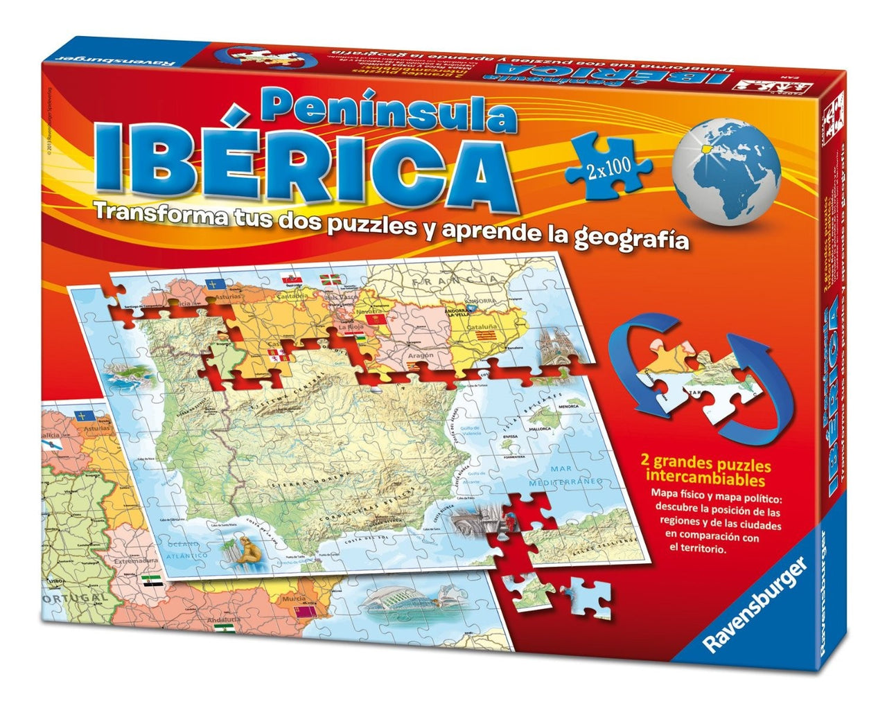Puzzle Península Ibérica - Banbury Arte