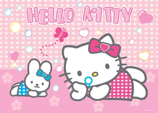 Puzzle Hello Kitty hace pompas de jabón - Banbury Arte