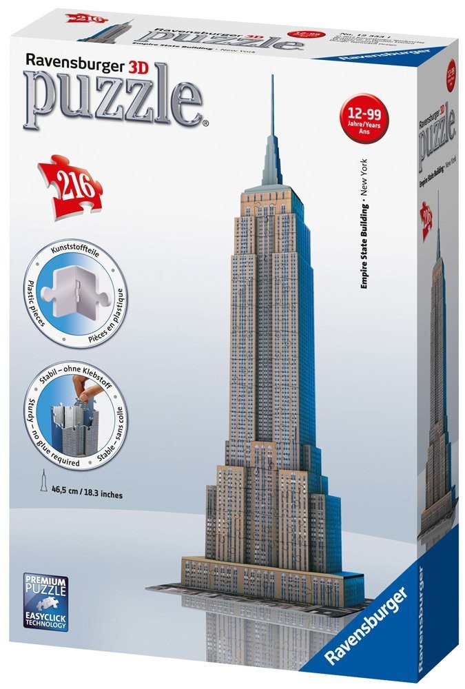 Puzzle 3D Empire State Building -Banbury Arte