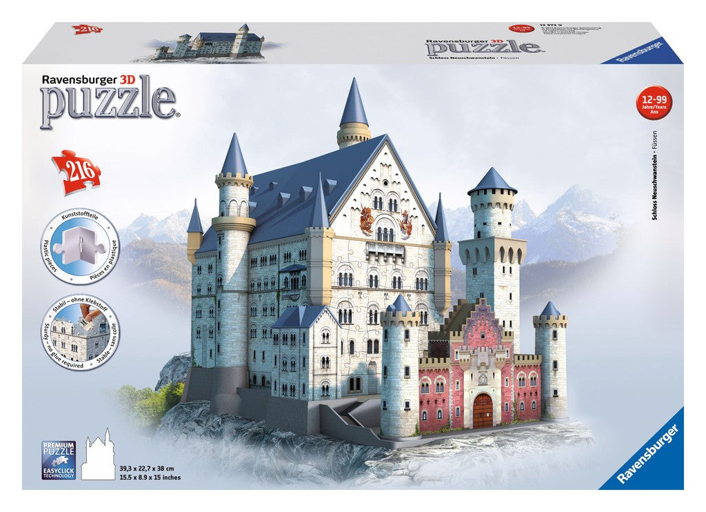 Puzzle 3D Castillo de Neuschwanstein - Banbury Arte