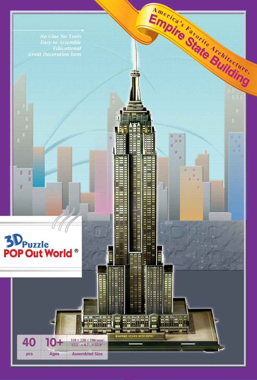 Puzzle 3D Empire State Building - Banbury Arte