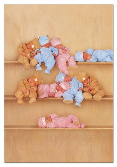 Puzzle Bear bears on three shelves - 0